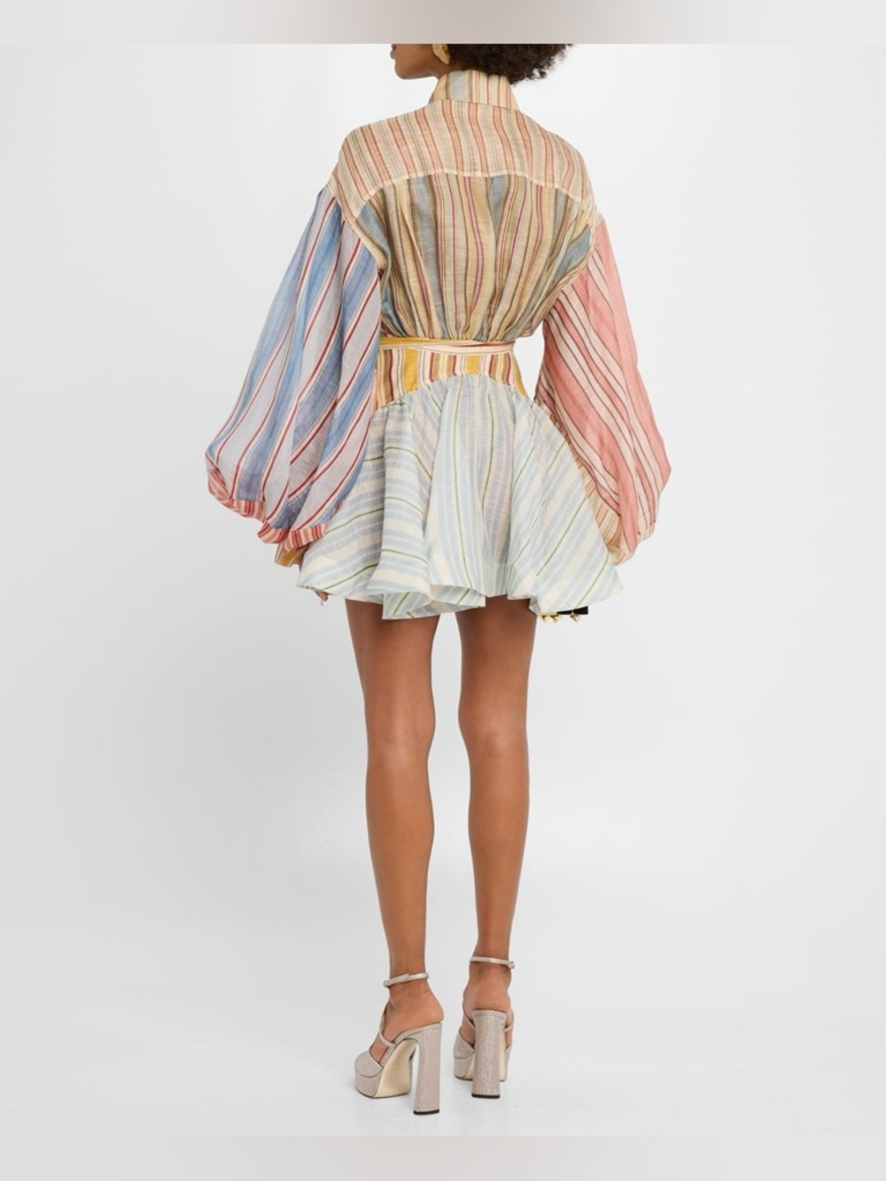 Zimmermann Rebellion Striped mini dress - Picture 6 of 13
